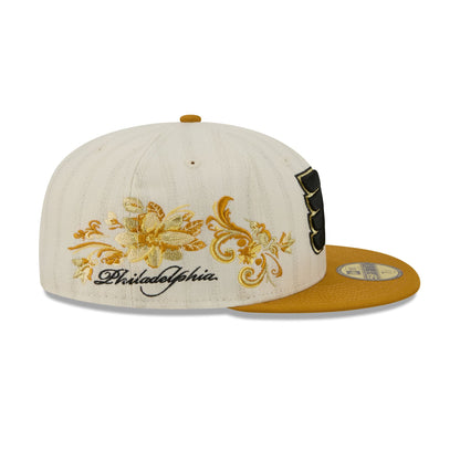 Philadelphia Flyers Chrome Herringbone 59FIFTY Fitted Hat