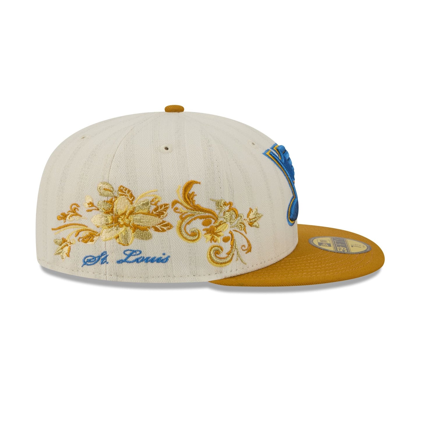 St. Louis Blues Chrome Herringbone 59FIFTY Fitted Hat