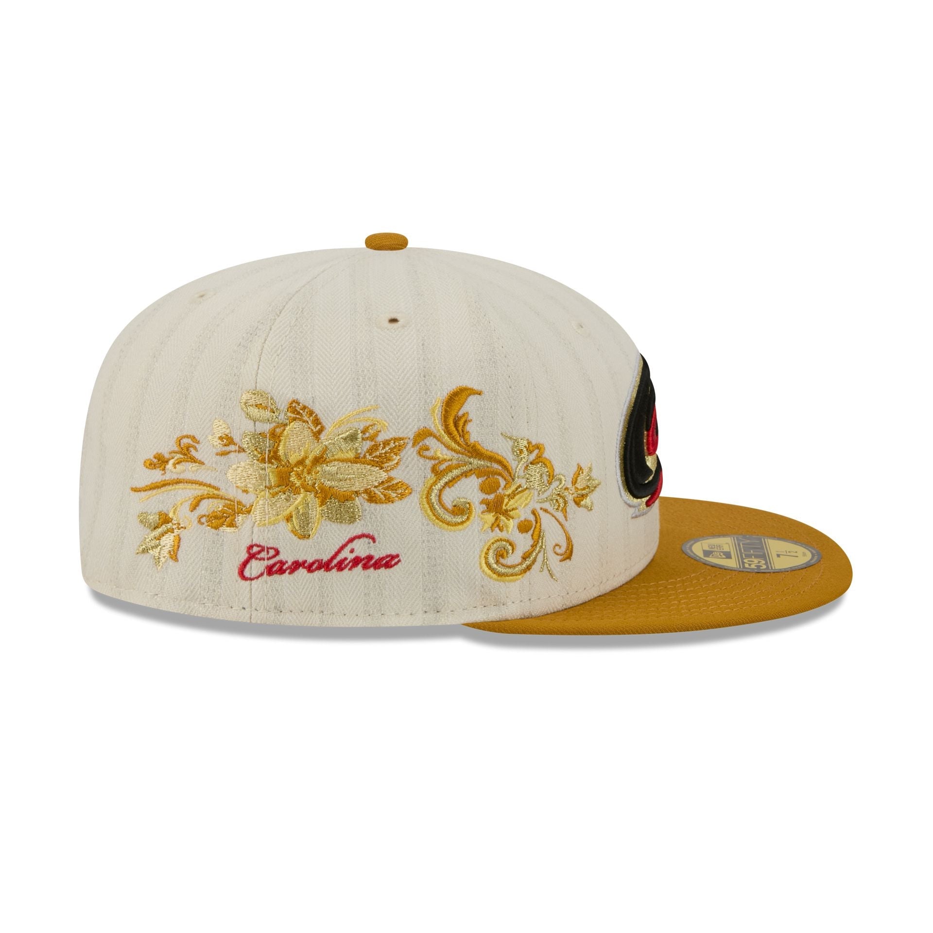 Carolina Hurricanes Chrome Herringbone 59FIFTY Fitted Hat