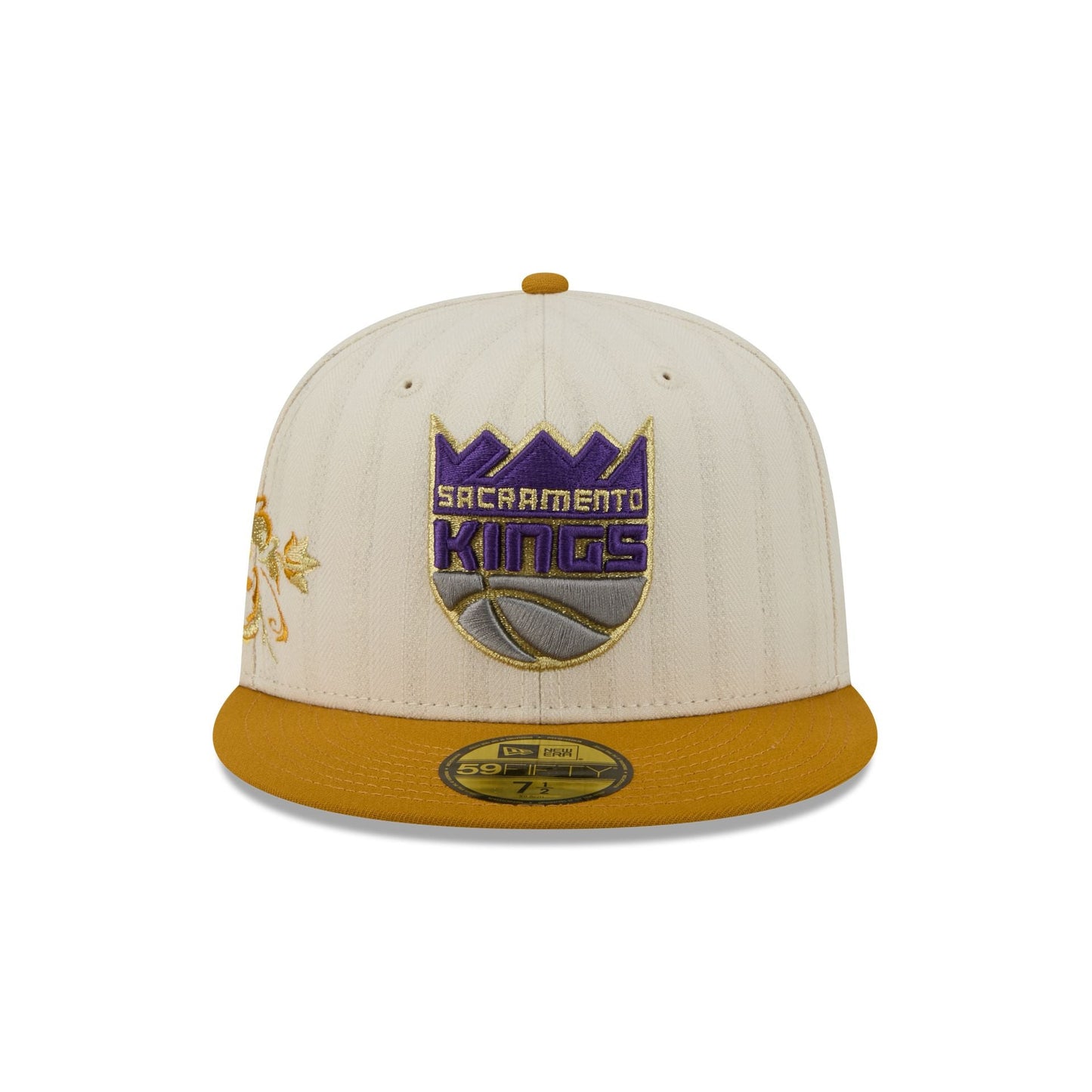 Sacramento Kings Chrome Herringbone 59FIFTY Fitted Hat