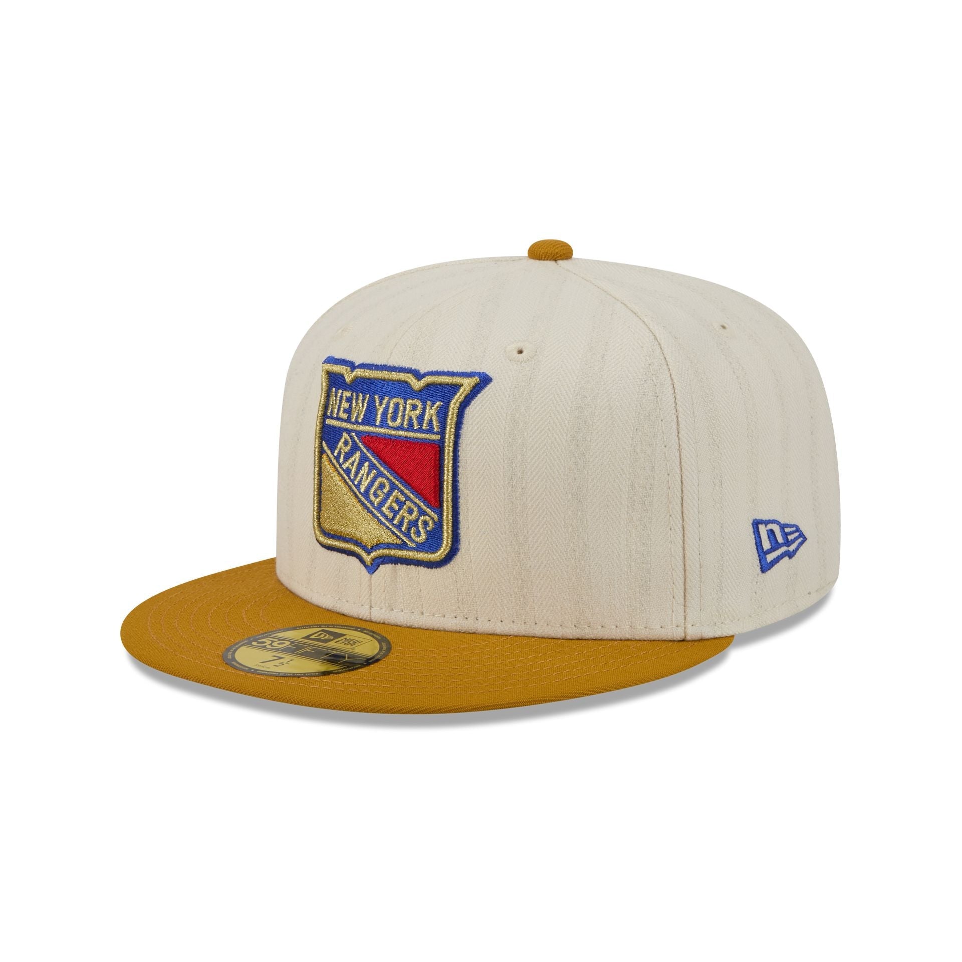 New York Rangers Chrome Herringbone 59FIFTY Fitted Hat