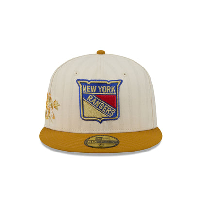 New York Rangers Chrome Herringbone 59FIFTY Fitted Hat
