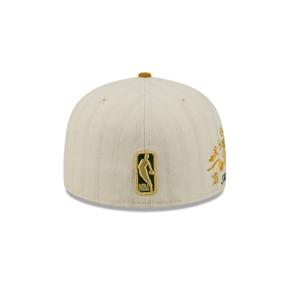 Milwaukee Bucks Chrome Herringbone 59FIFTY Fitted Hat