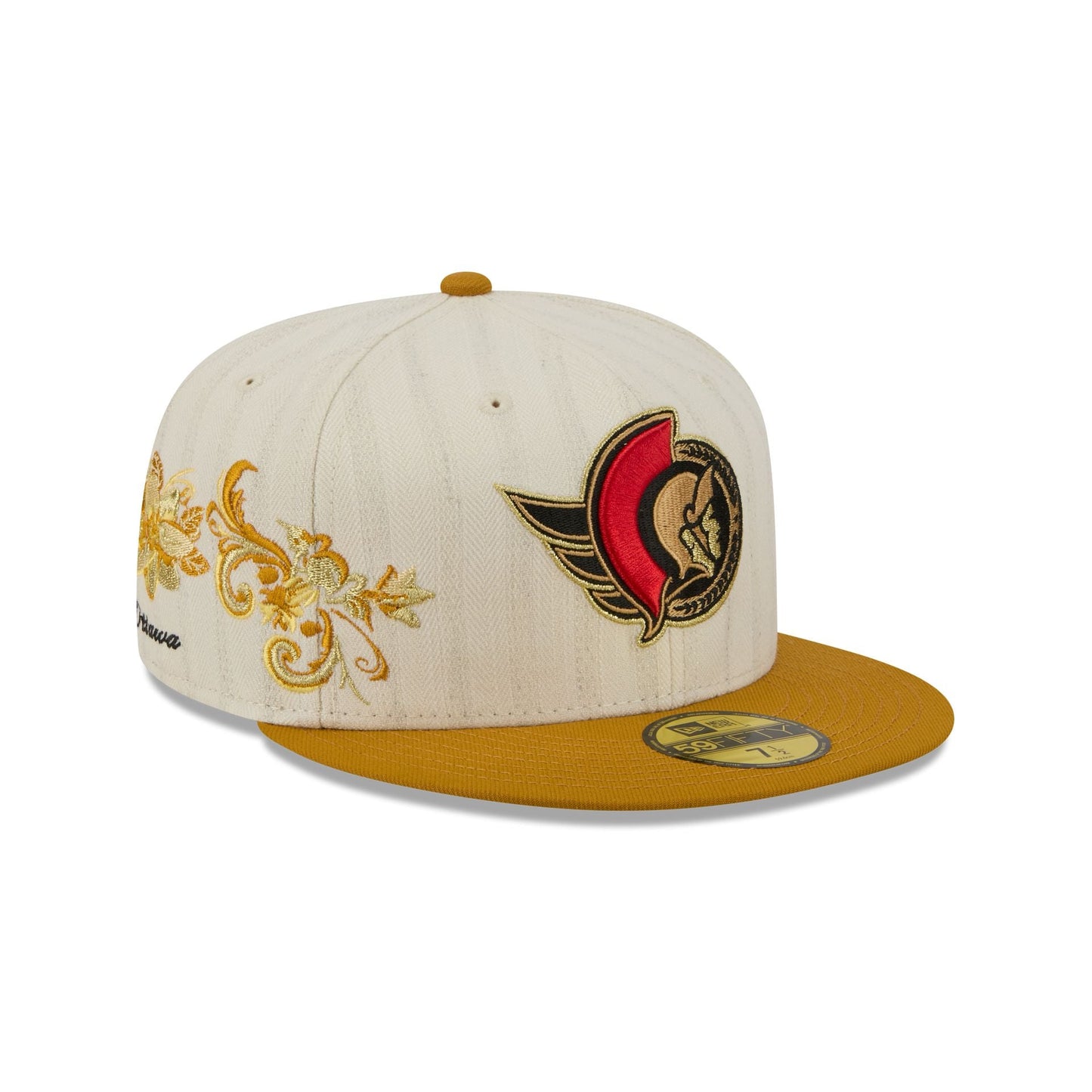 Ottawa Senators Chrome Herringbone 59FIFTY Fitted Hat