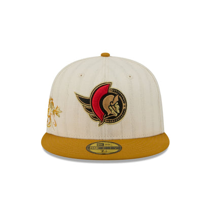 Ottawa Senators Chrome Herringbone 59FIFTY Fitted Hat