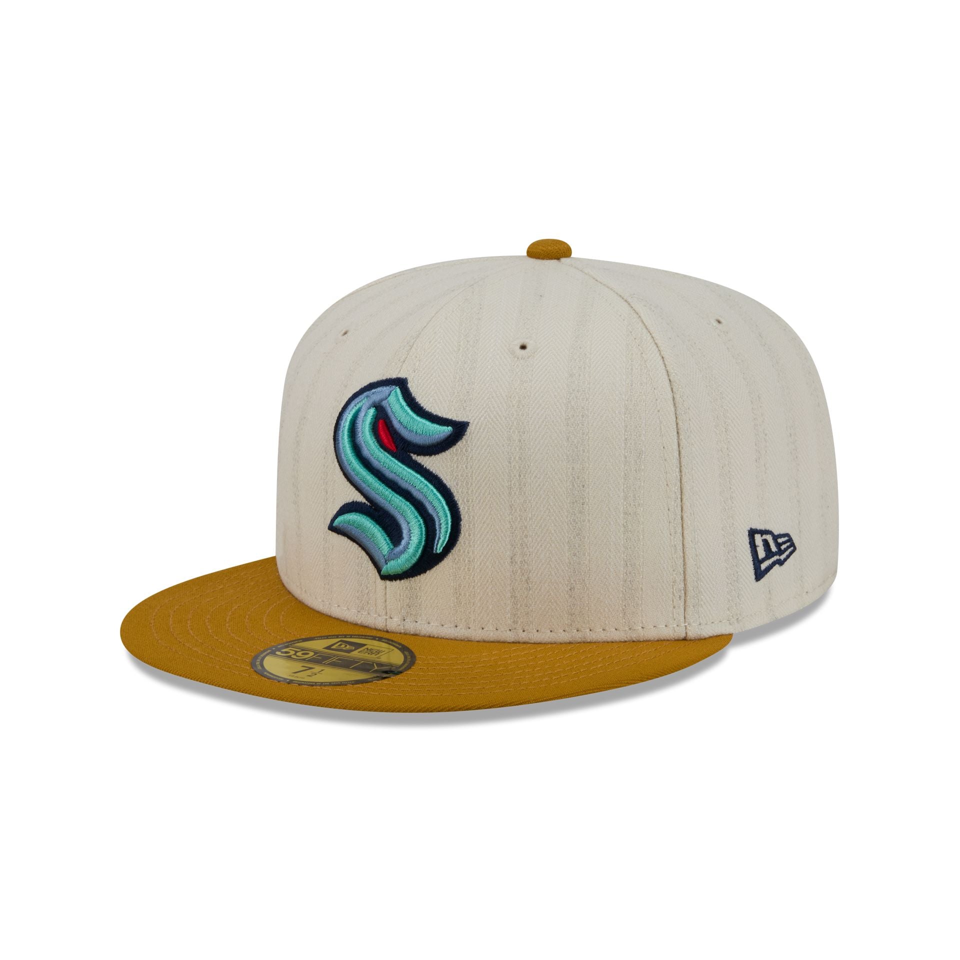 Seattle Kraken Chrome Herringbone 59FIFTY Fitted Hat