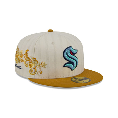 Seattle Kraken Chrome Herringbone 59FIFTY Fitted Hat