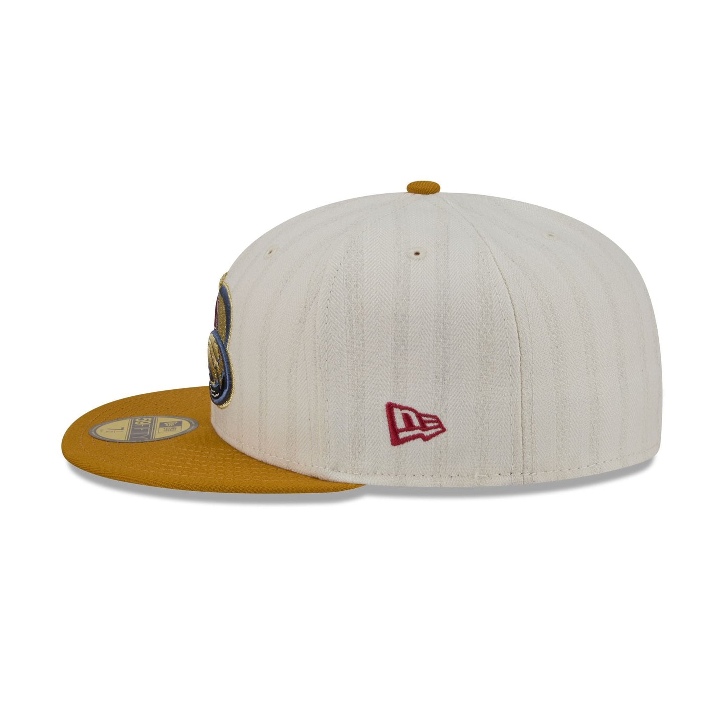 Colorado Avalanche Chrome Herringbone 59FIFTY Fitted Hat
