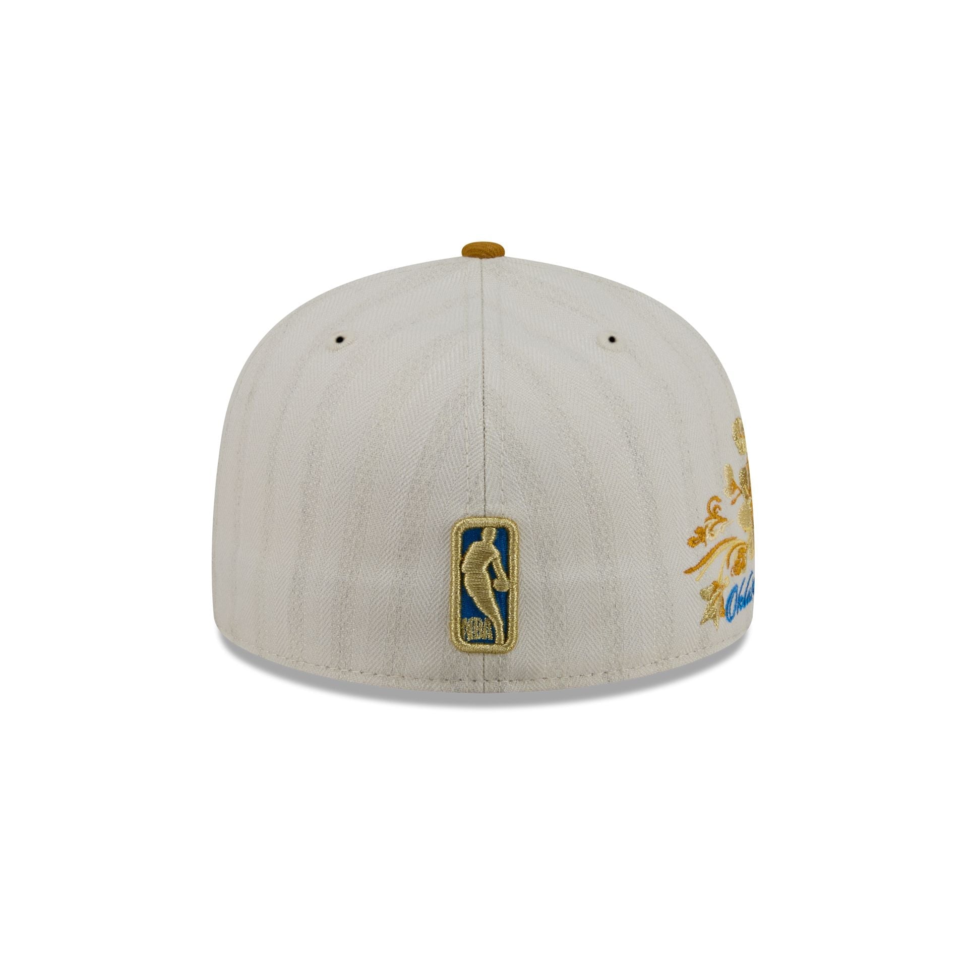 Oklahoma City Thunder Chrome Herringbone 59FIFTY Fitted Hat