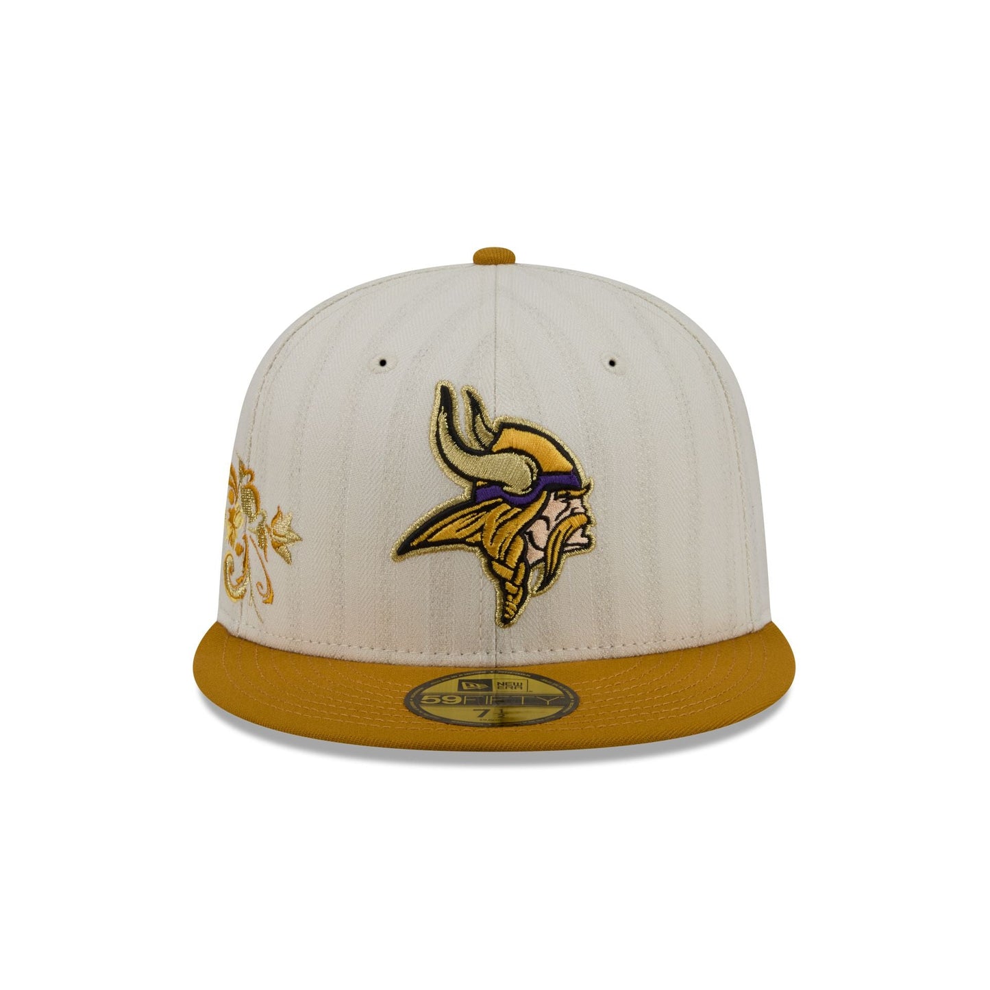 Minnesota Vikings Chrome Herringbone 59FIFTY Fitted Hat