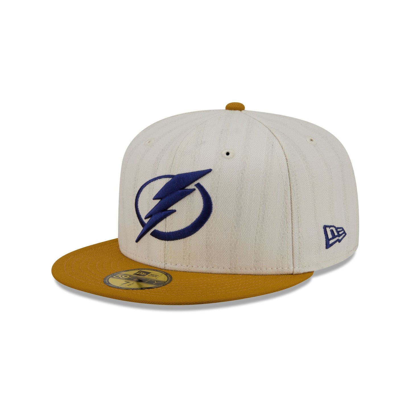 Tampa Bay Lightning Chrome Herringbone 59FIFTY Fitted Hat