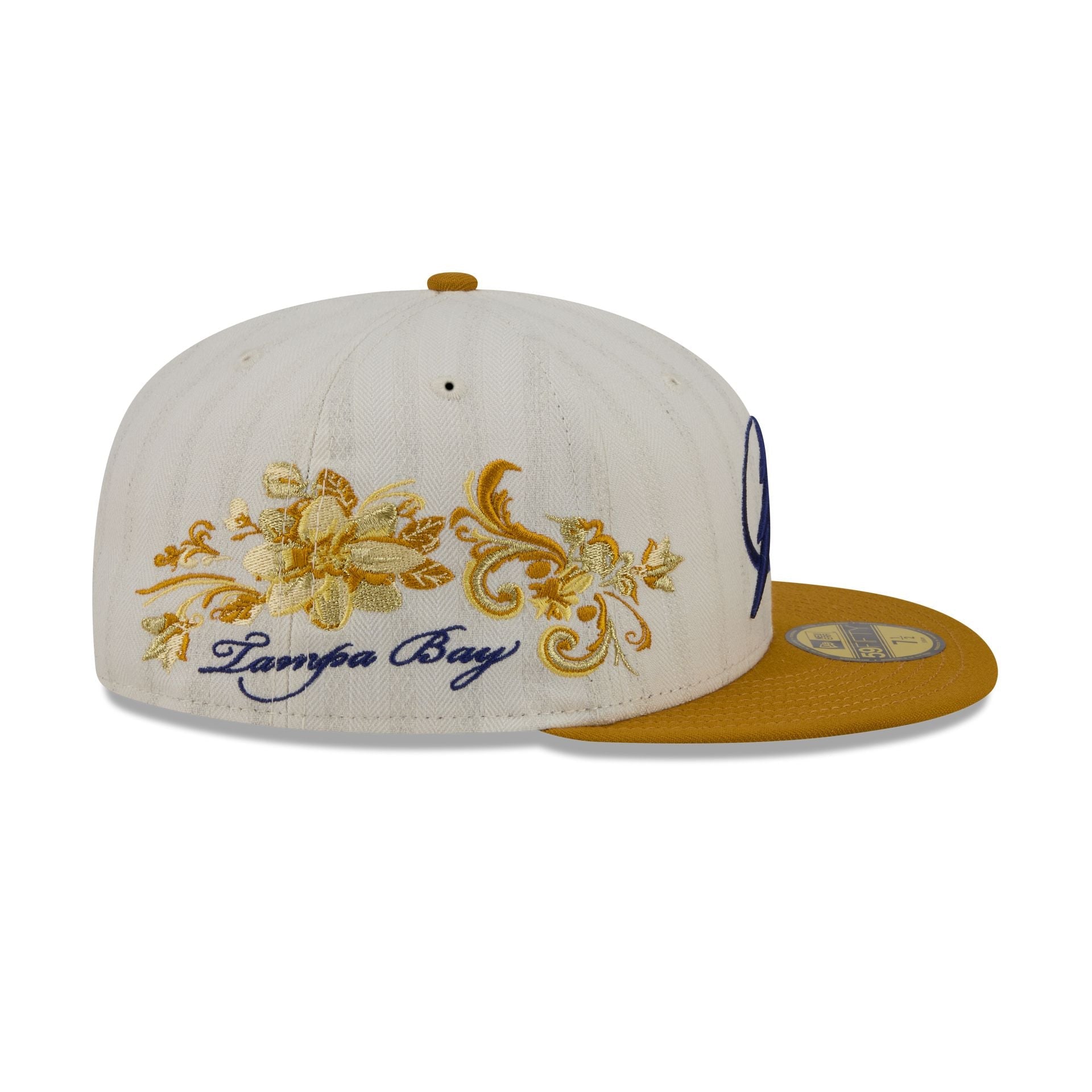 Tampa Bay Lightning Chrome Herringbone 59FIFTY Fitted Hat