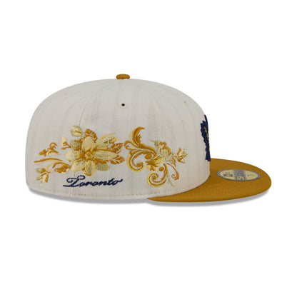 Toronto Maple Leafs Chrome Herringbone 59FIFTY Fitted Hat