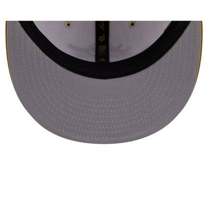 Miami Dolphins Chrome Herringbone 59FIFTY Fitted Hat