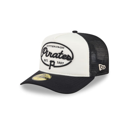 Pittsburgh Pirates Chrome 59FIFTY Fitted Trucker Hat