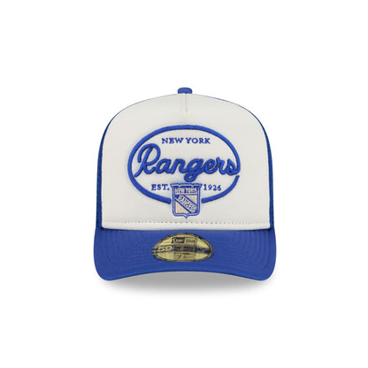 New York Rangers Chrome 59FIFTY Fitted Trucker Hat
