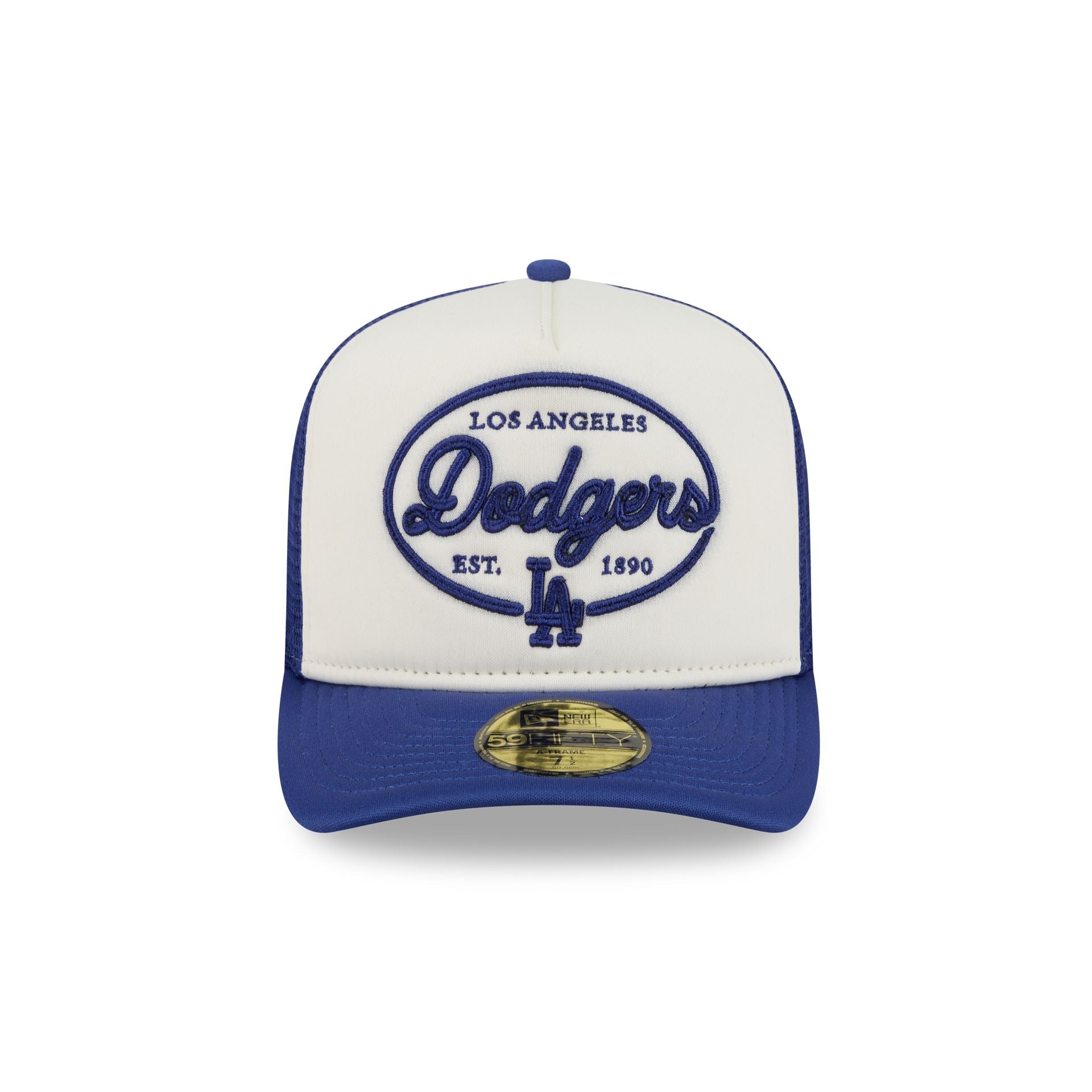 Los Angeles Dodgers Chrome 59FIFTY Fitted Trucker Hat