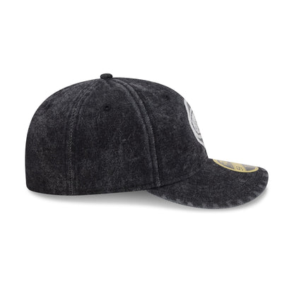 New York Knicks Black Denim Low Profile 59FIFTY Fitted Hat