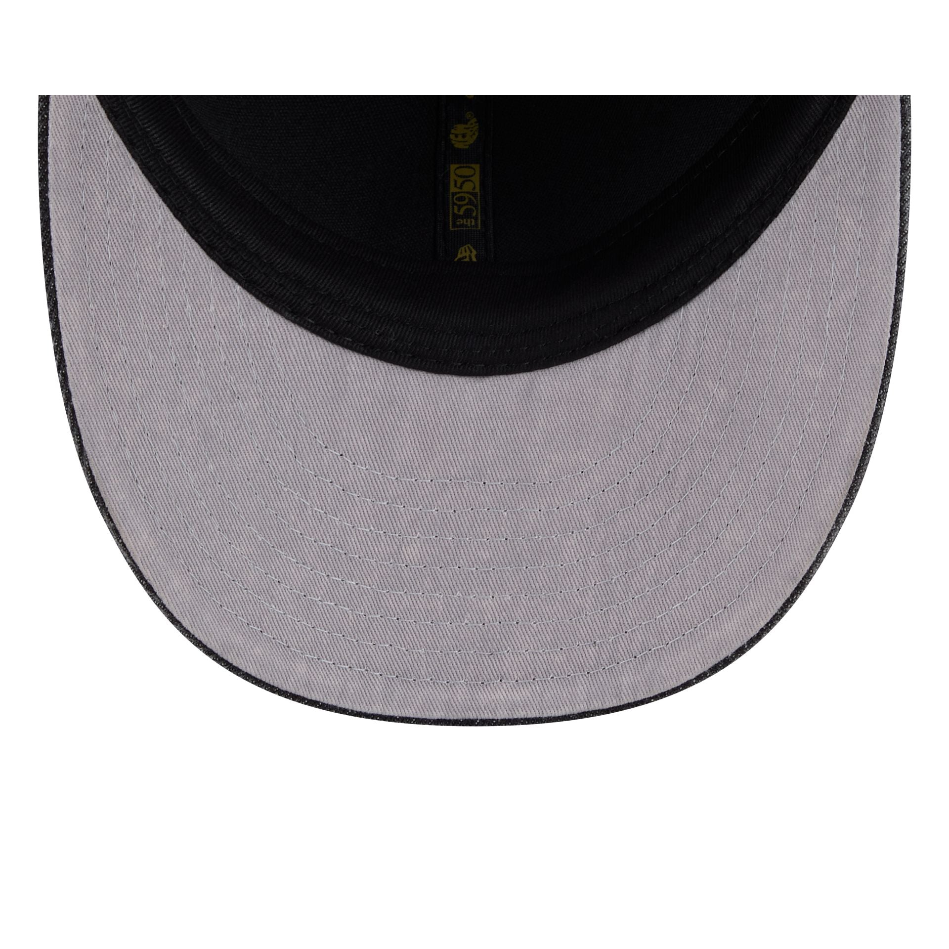 New York Mets Black Denim Low Profile 59FIFTY Fitted Hat