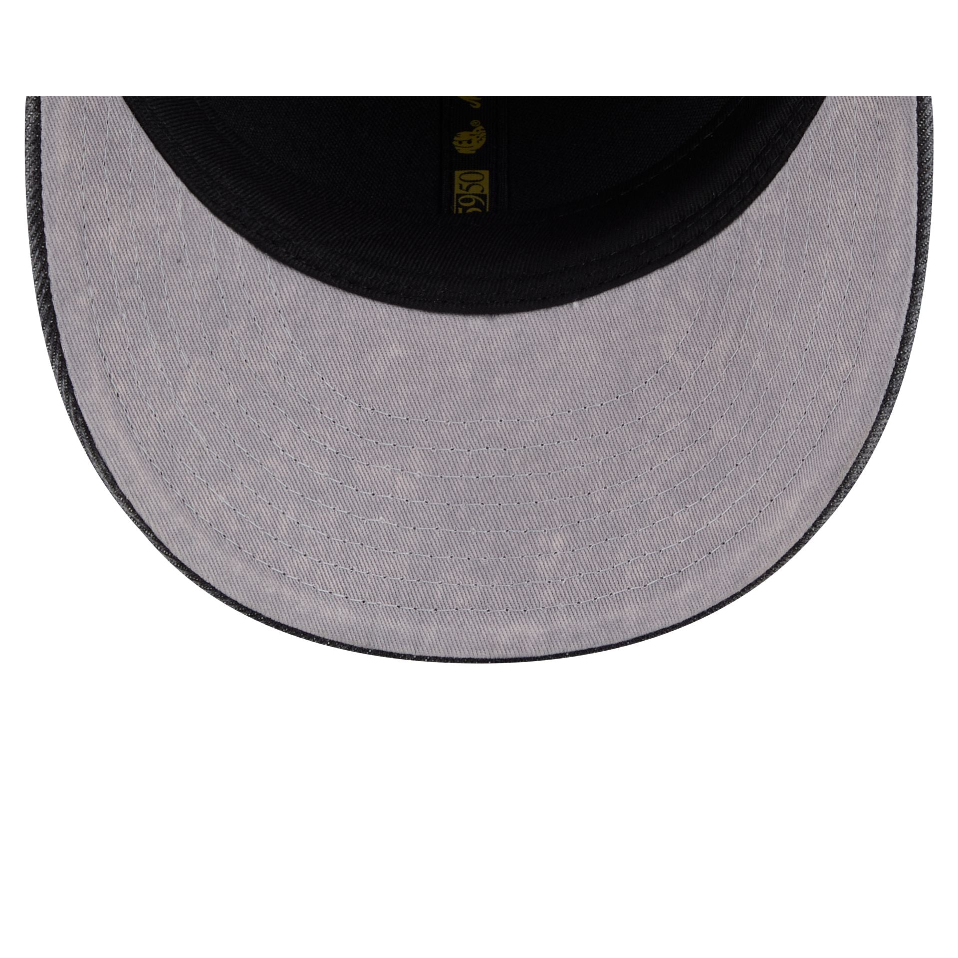 Texas Rangers Black Denim Low Profile 59FIFTY Fitted Hat