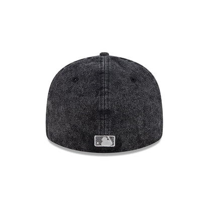 Boston Red Sox Black Denim Low Profile 59FIFTY Fitted Hat
