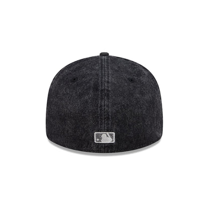 San Diego Padres Black Denim Low Profile 59FIFTY Fitted Hat