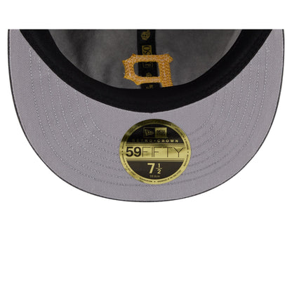 Pittsburgh Pirates Visor Stitch Retro Crown 59FIFTY Fitted Hat