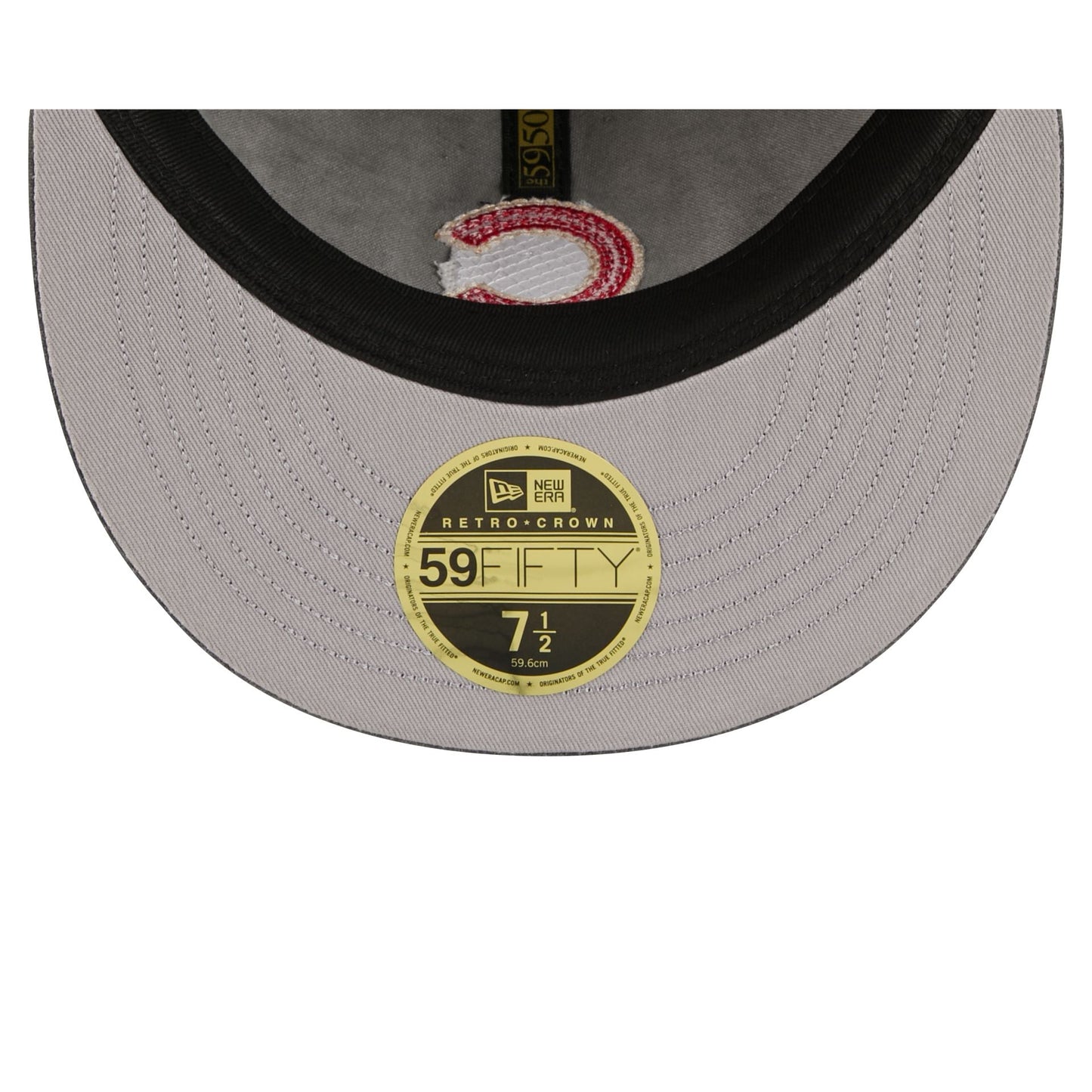 Chicago Cubs Visor Stitch Retro Crown 59FIFTY Fitted Hat