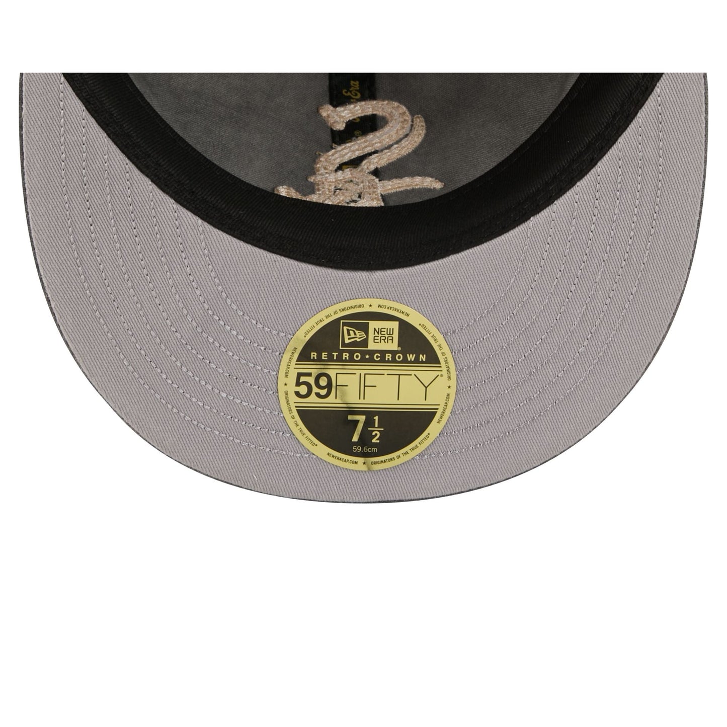 Chicago White Sox Visor Stitch Retro Crown 59FIFTY Fitted Hat