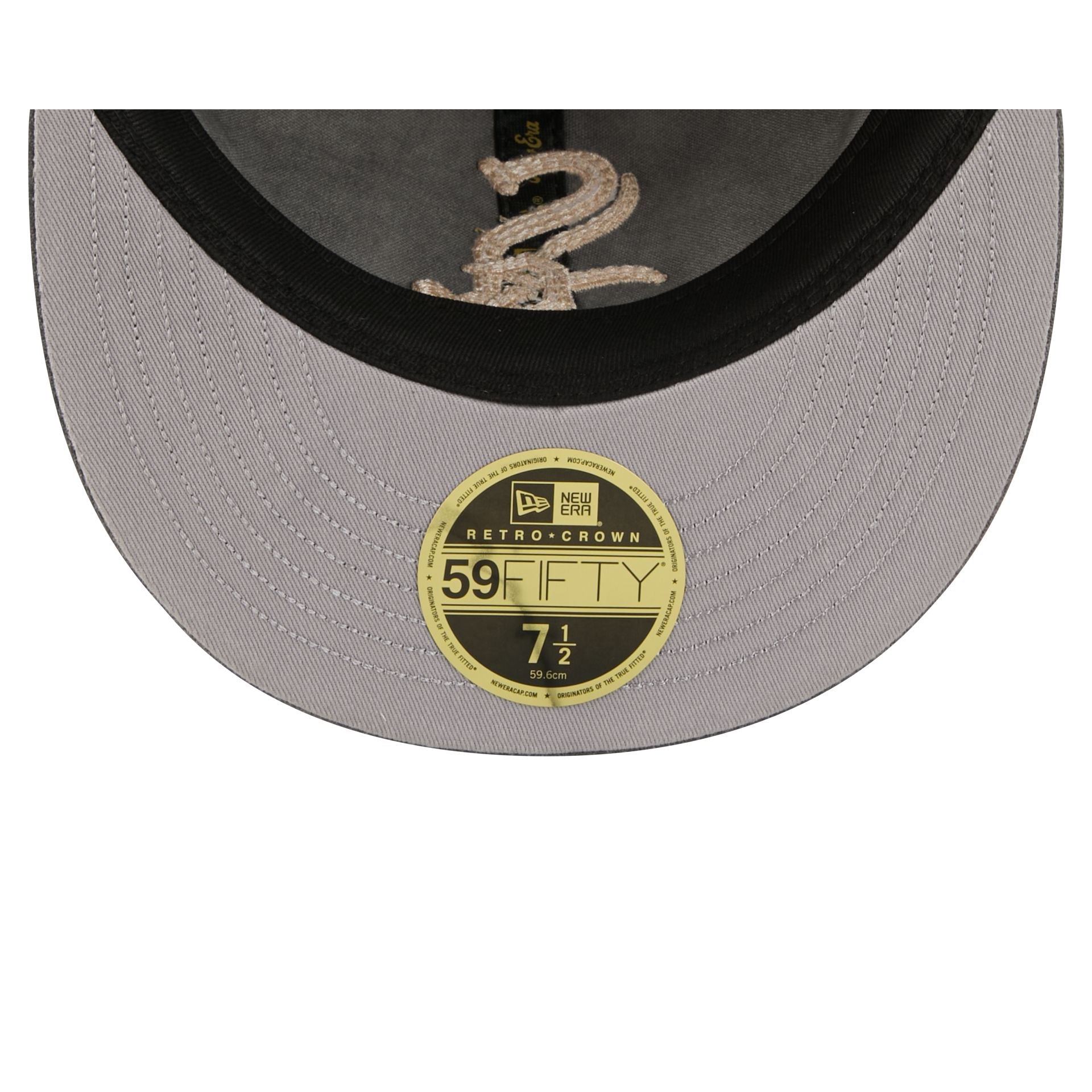 Chicago White Sox Visor Stitch Retro Crown 59FIFTY Fitted Hat