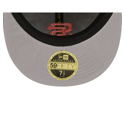 San Francisco Giants Visor Stitch Retro Crown 59FIFTY Fitted Hat