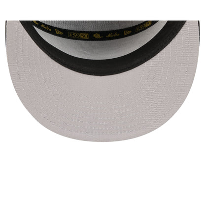 New York Yankees Gold Logo Rope Split Panel 59FIFTY Fitted Hat