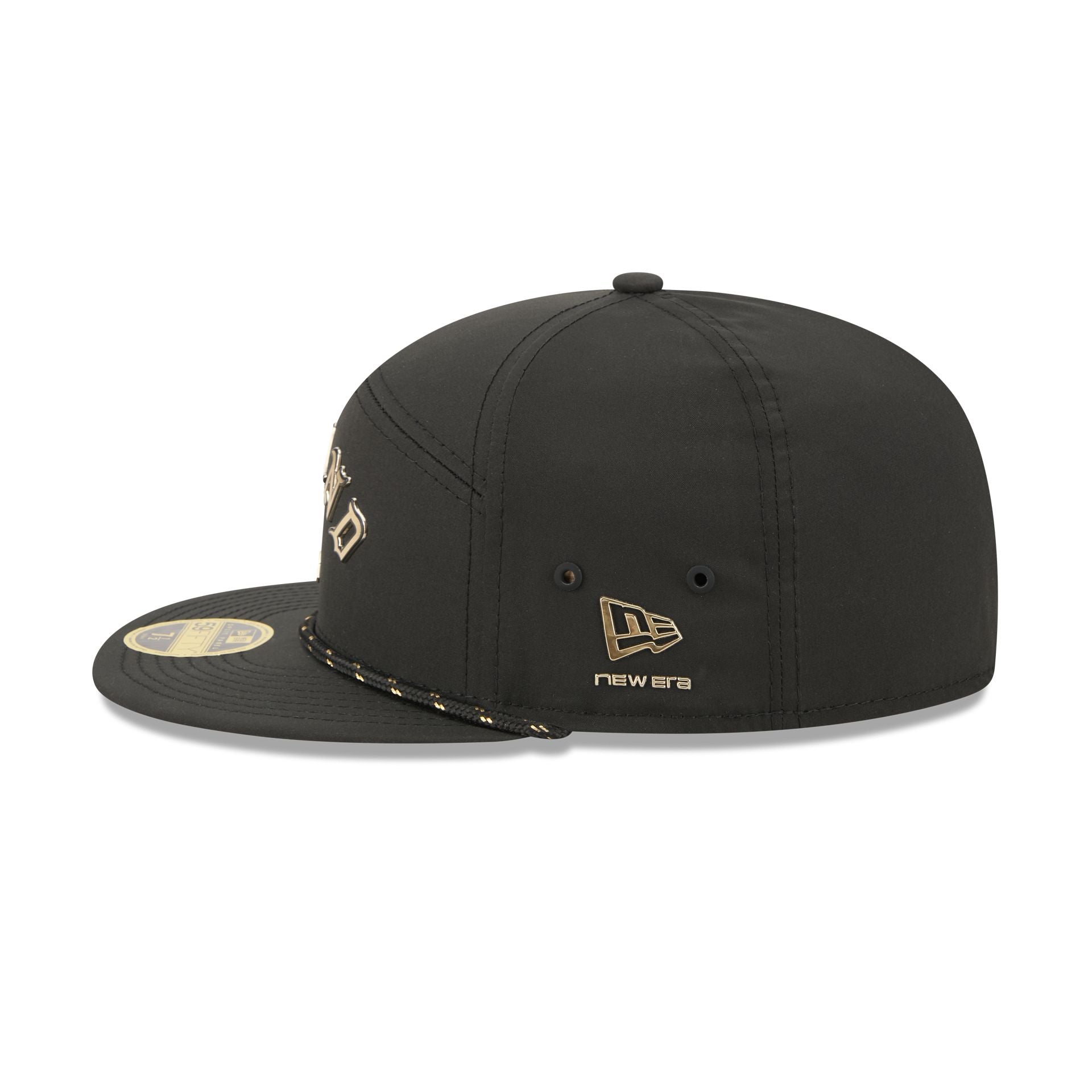 Athletics Gold Logo Rope Split Panel 59FIFTY Fitted Hat