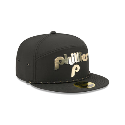 Philadelphia Phillies Gold Logo Rope Split Panel 59FIFTY Fitted Hat