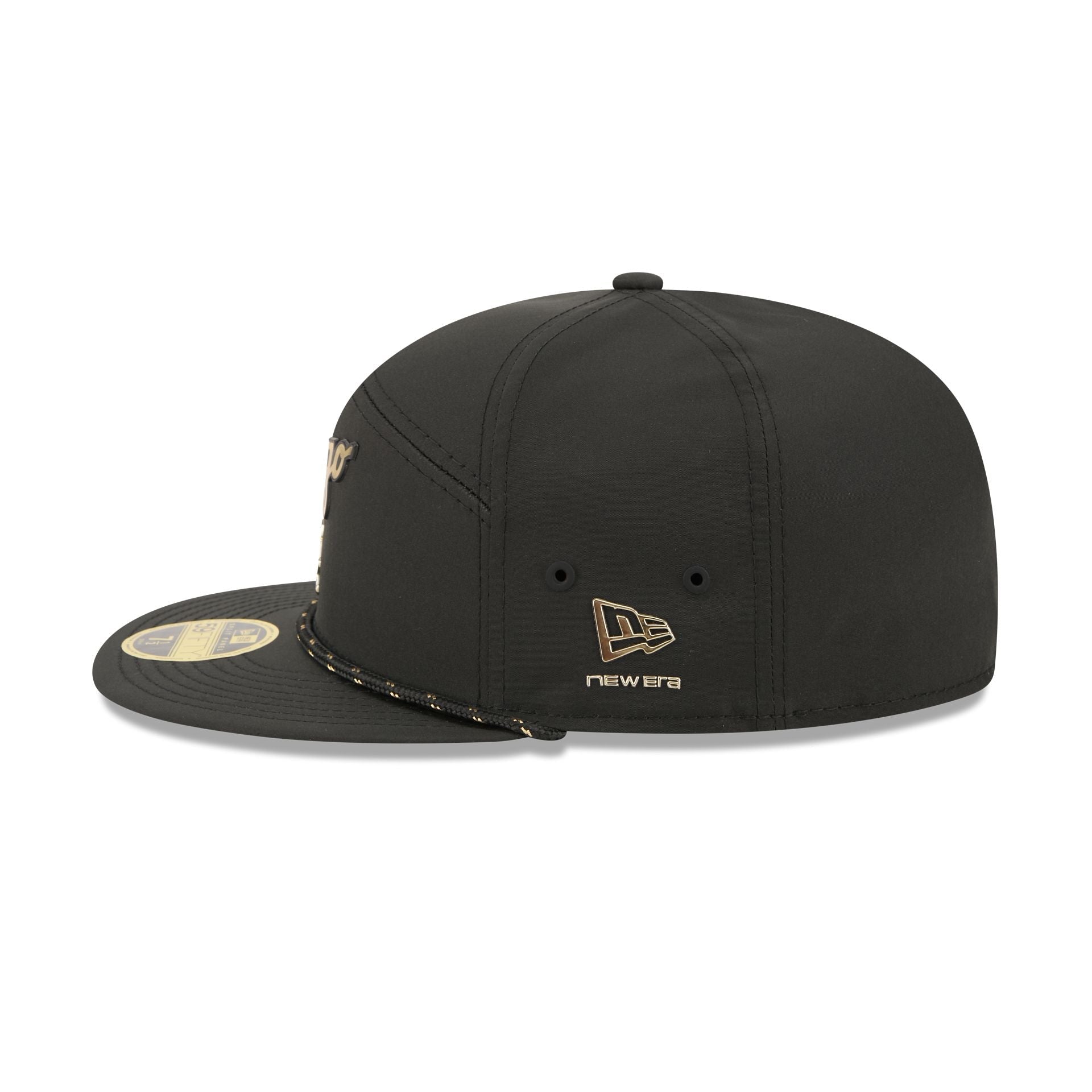Chicago White Sox Gold Logo Rope Split Panel 59FIFTY Fitted Hat
