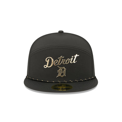 Detroit Tigers Gold Logo Rope Split Panel 59FIFTY Fitted Hat