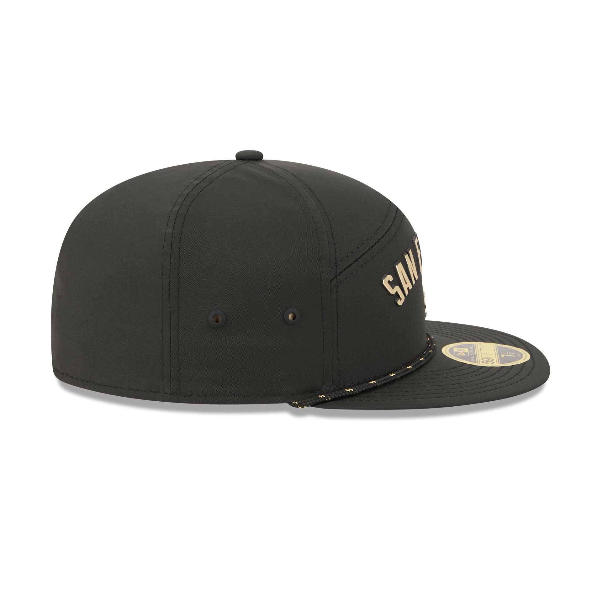 San Francisco Giants Gold Logo Rope Split Panel 59FIFTY Fitted Hat
