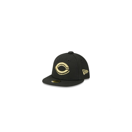 Cincinnati Reds Gold Logo Mini 59FIFTY Fitted Hat