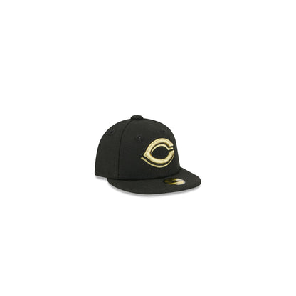 Cincinnati Reds Gold Logo Mini 59FIFTY Fitted Hat