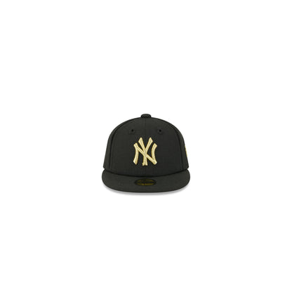 New York Yankees Gold Logo Mini 59FIFTY Fitted Hat