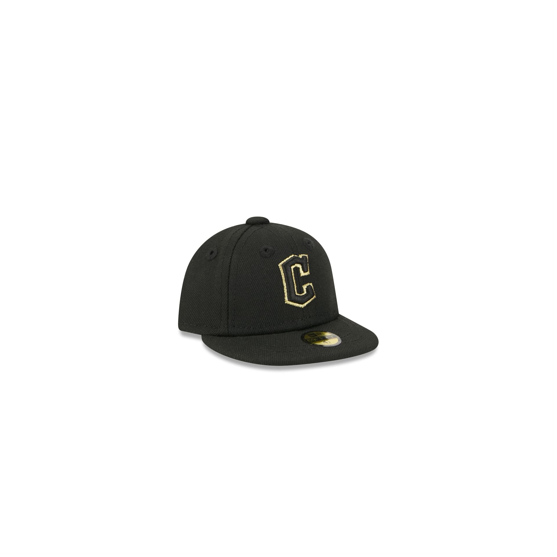 Cleveland Guardians Gold Logo Mini 59FIFTY Fitted Hat