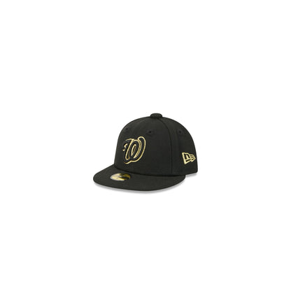 Washington Nationals Gold Logo Mini 59FIFTY Fitted Hat