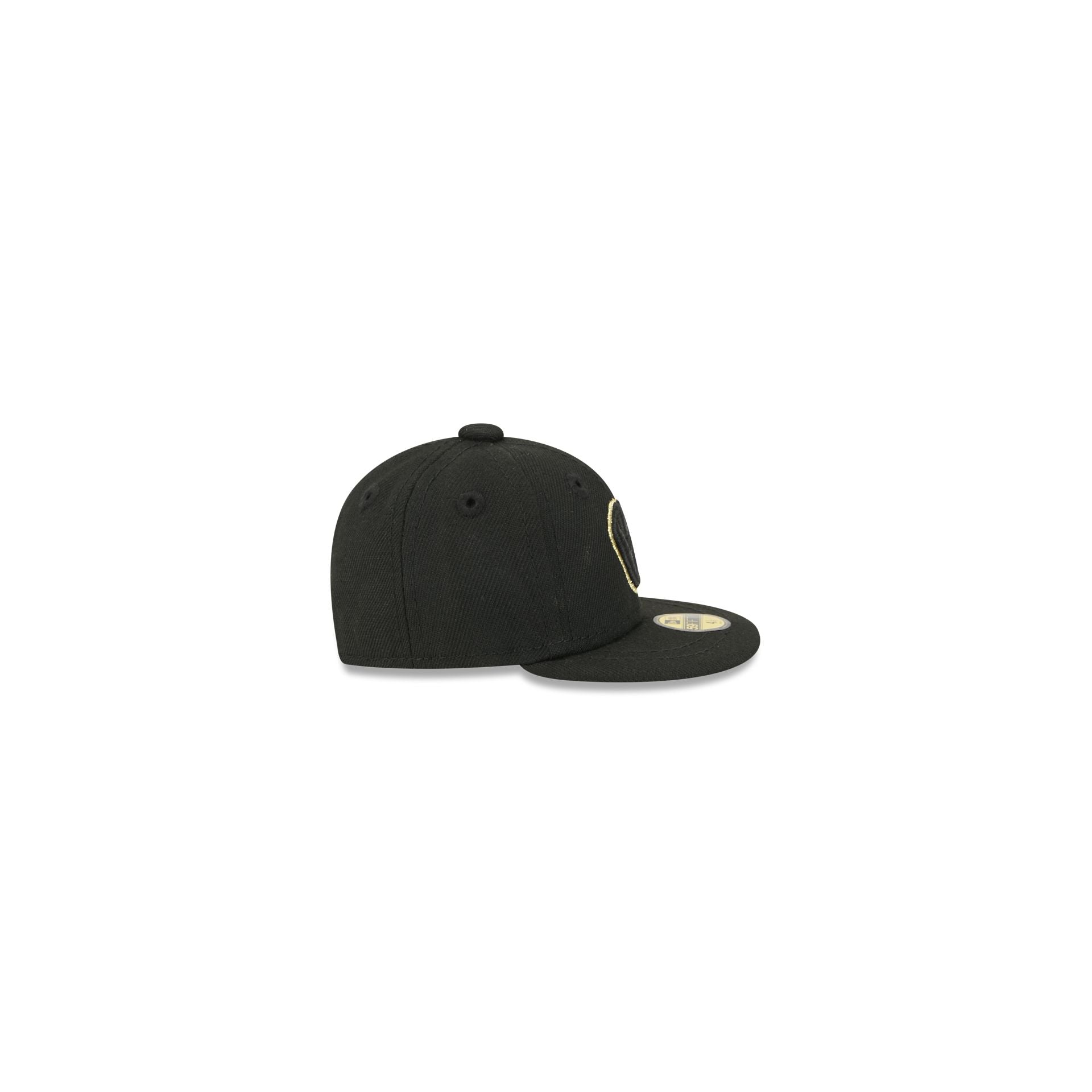 Milwaukee Brewers Gold Logo Mini 59FIFTY Fitted Hat