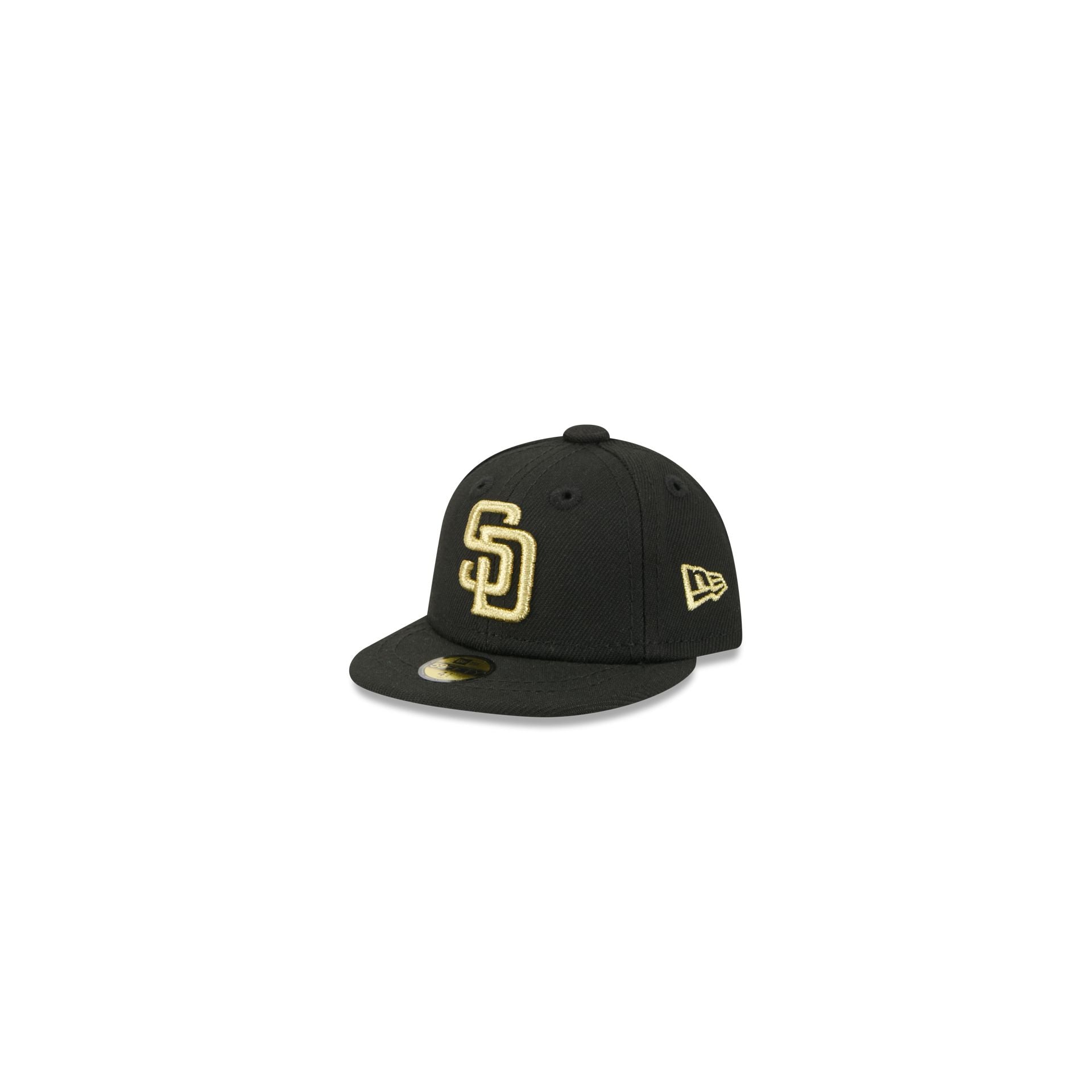 San Diego Padres Gold Logo Mini 59FIFTY Fitted Hat