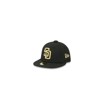 San Diego Padres Gold Logo Mini 59FIFTY Fitted Hat