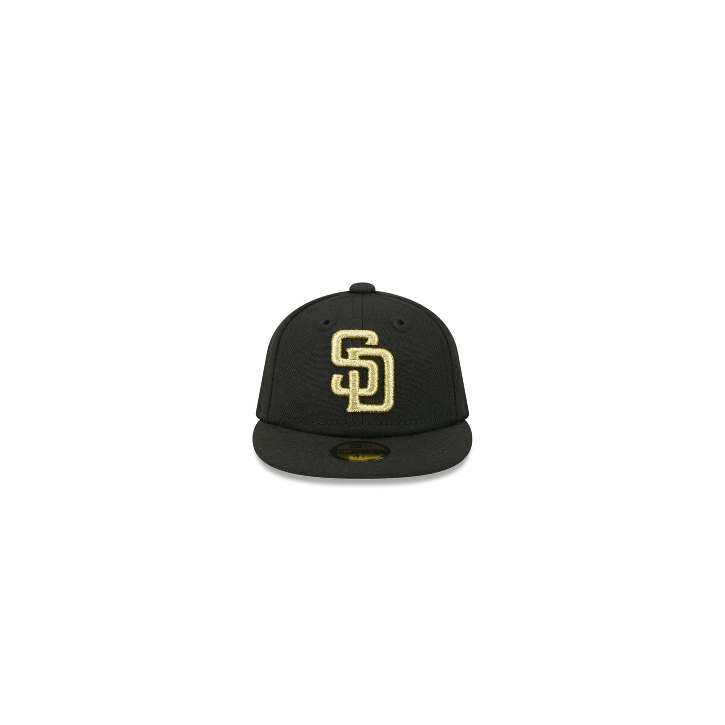 San Diego Padres Gold Logo Mini 59FIFTY Fitted Hat