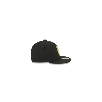 New York Mets Gold Logo Mini 59FIFTY Fitted Hat