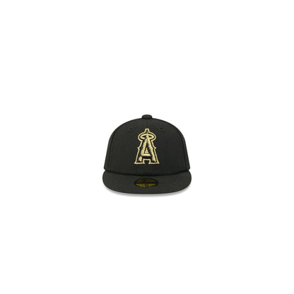 Los Angeles Angels Gold Logo Mini 59FIFTY Fitted Hat