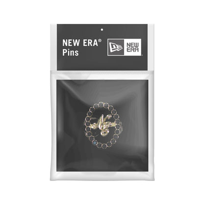 New Era Cap Jeweled Oval Pin