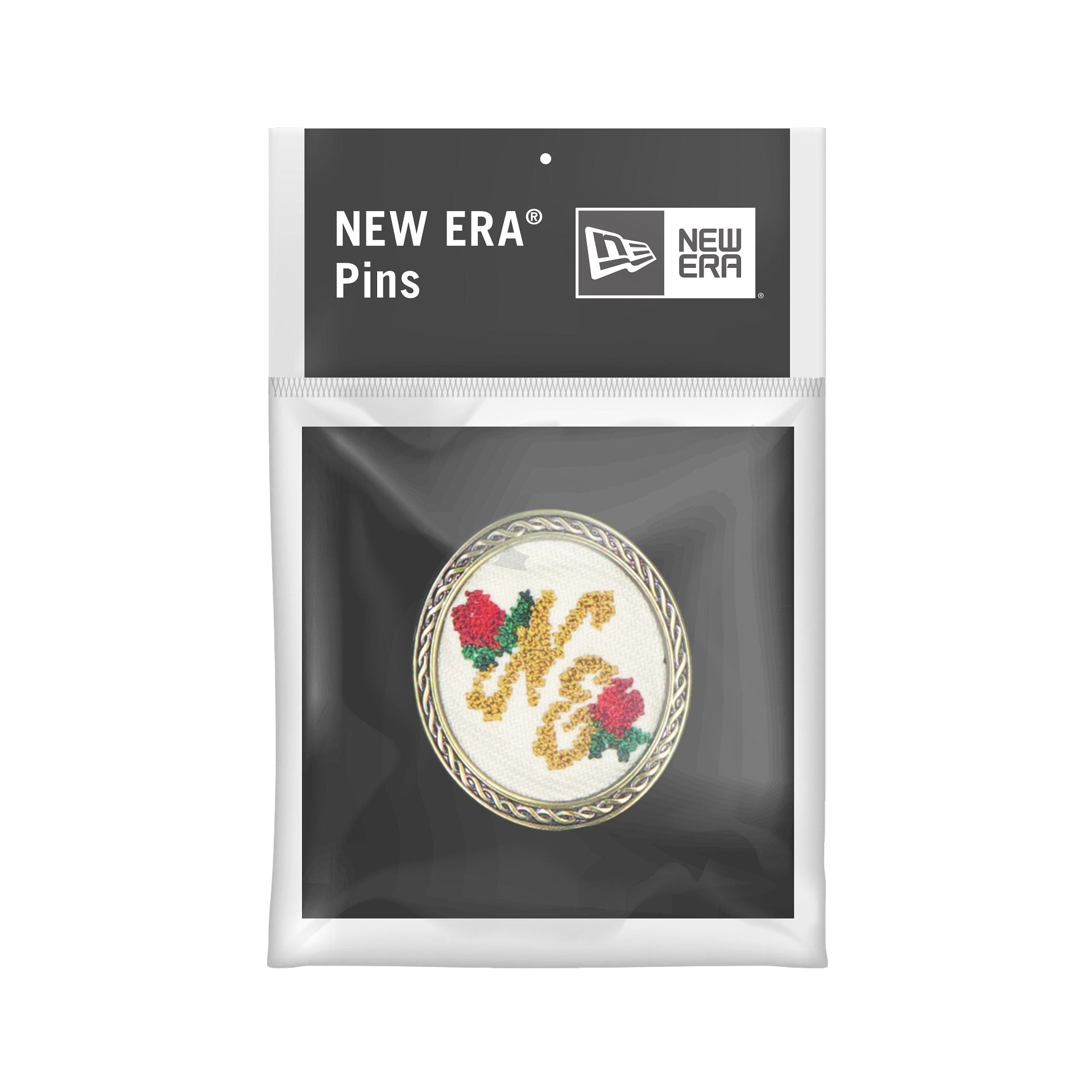 New Era Cap Floral Stitch Pin